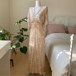 Spell and the Gypsy Lolita cutout gown ivory maxi dress size XS